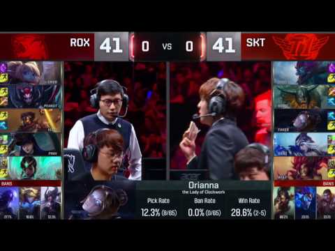 【S6全球總決賽】半決賽 ROX vs SKT #1