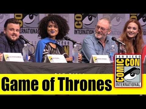 GAME OF THRONES | Comic Con 2017 Full Panel (Sophie Turner, Isaac Hempstead Wright)