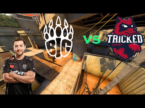 CSGO:POV BiG Xantares vs Tricked(26/12) Overpass @ ECS Season 8 Europe week 4