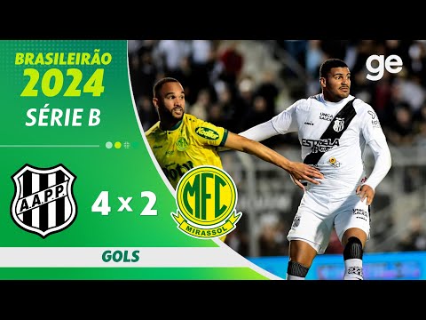 Gols e lances de Ponte Preta x Mirassol