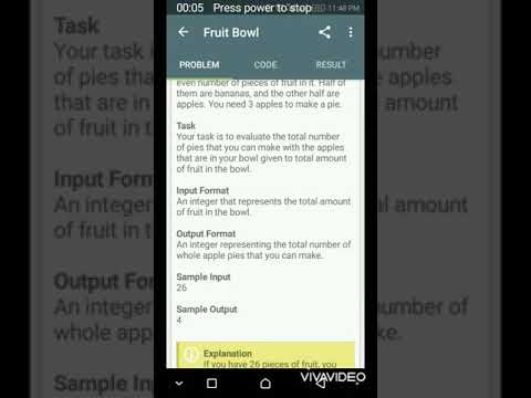 Sololearn Fruit Bowl Problem Solution Sololearn Coding Challenge Python Programming