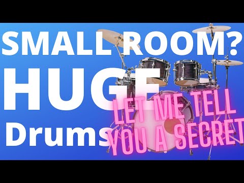 Small Room / Big Drums - The Trick?