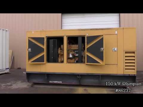 Olympian 150 kW Diesel Generator Set --  Used, 480V, Standby, GCD230A, Unit-86237