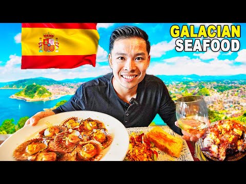 Is This The BEST Seafood In Spain? 🇪🇸 Famous Galician TORTILLAS!