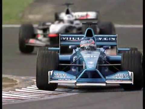 Benetton et Renault F1 cars