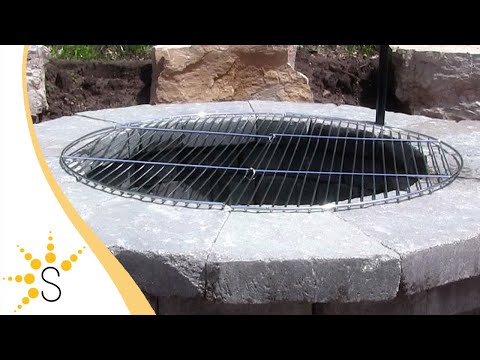 Sunnydaze Foldable, Chrome-Plated, Round Fire Pit Grill Grate - Size Options - KF-FCG36