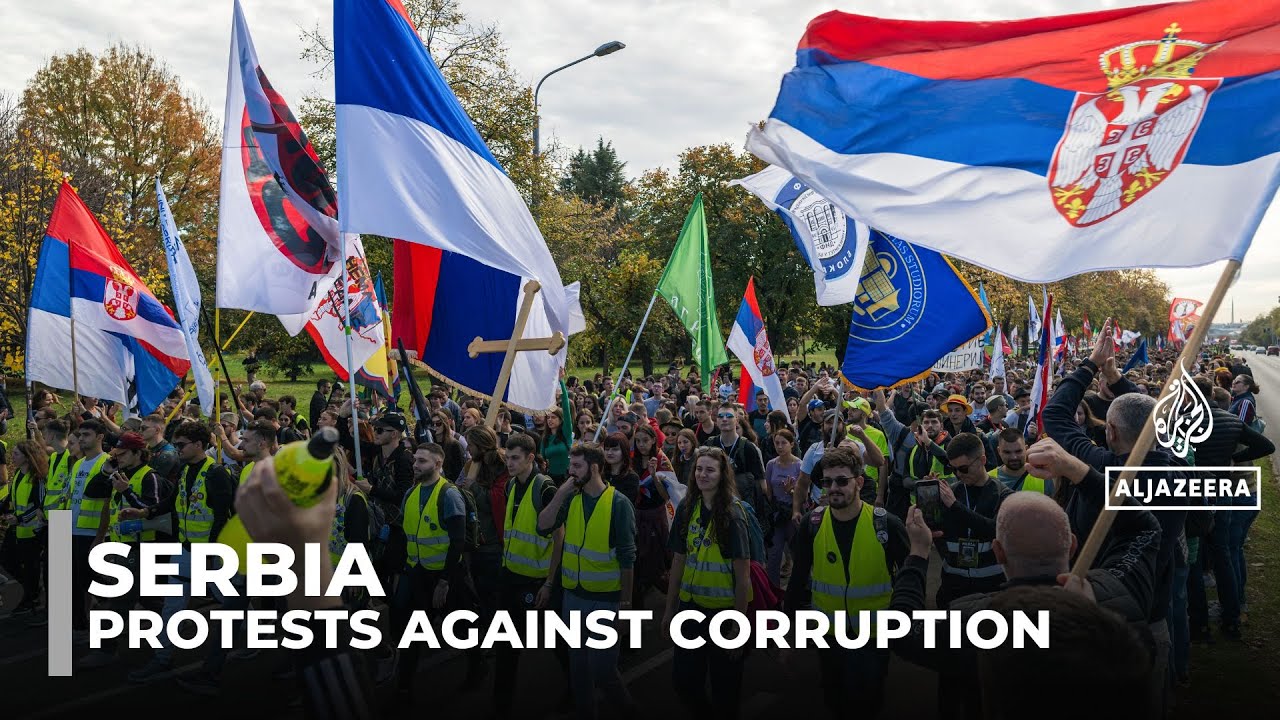 Serbia anti-government demonstrations: Major protest planned on roof collapse anniversary