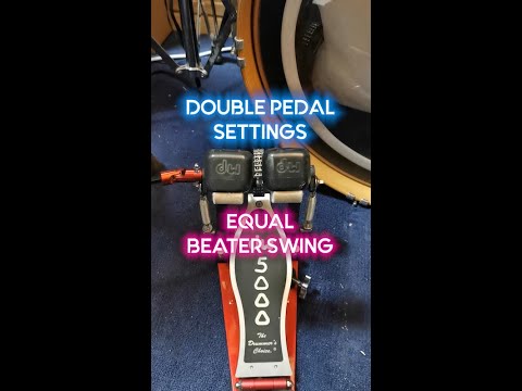 Balance both Beaters - Double Bass Drum Pedal Settings