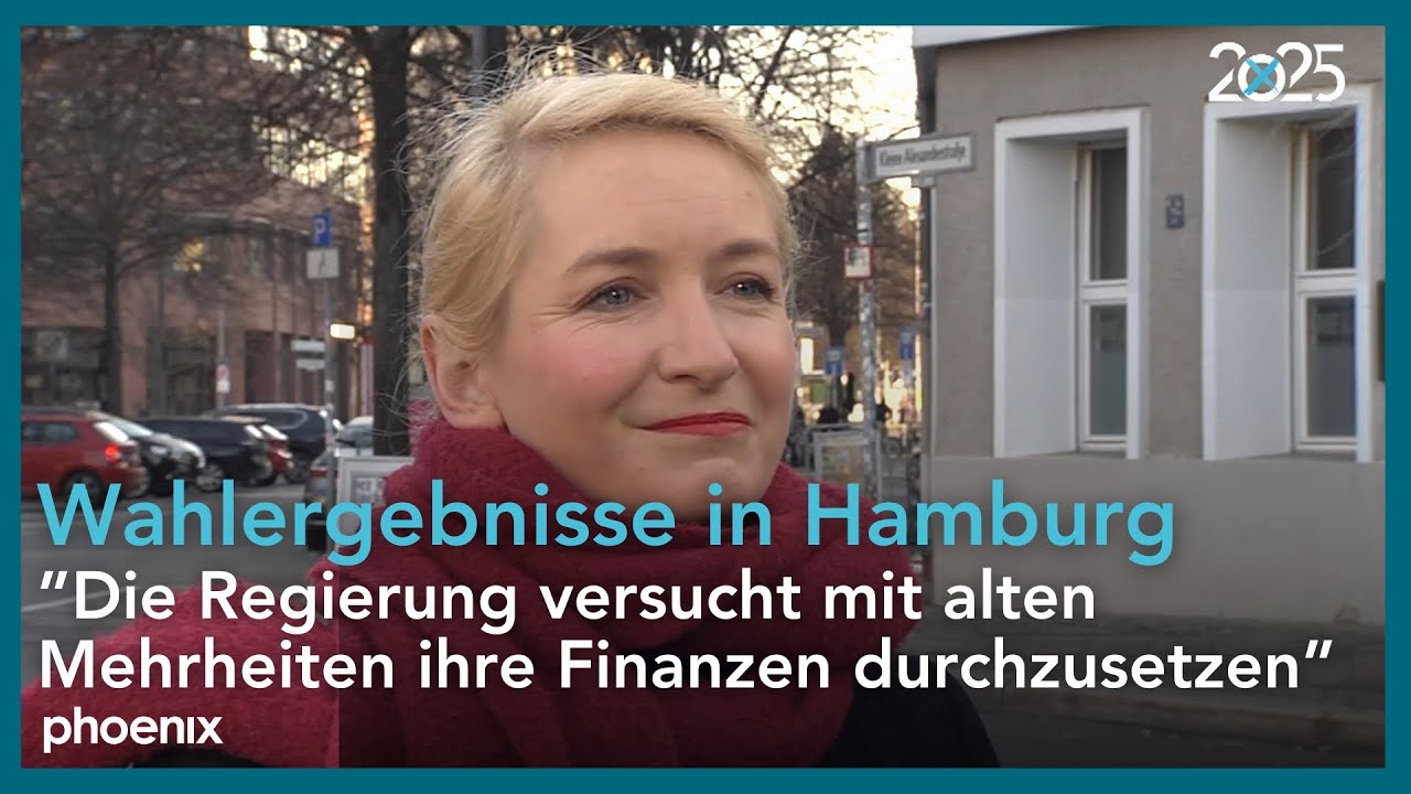 Ines Schwerdtner (Vorsitzende Die Linke) zu den Wahlergebnissen in Hamburg am 03.03.2025