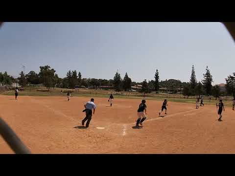 HIGHLIGHT: SOPHIA HUTCHISON deep throw out from SS vs OC Batbusters Gomes