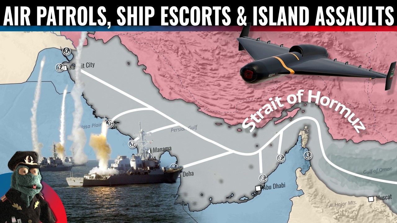 How can US protect ships in the Strait of Hormuz?