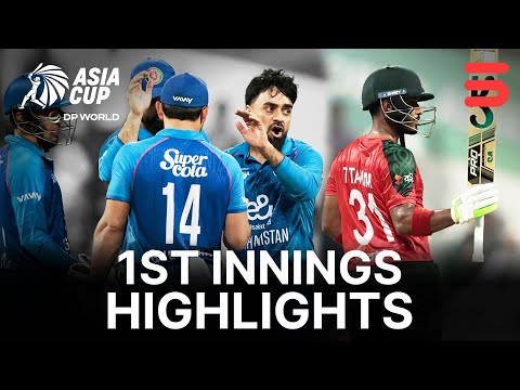 1st Innings Highlights | Bangladesh vs Afghanistan | Match 9 | DP World Asia Cup 2025 | ZF1K