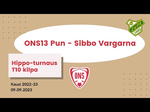 Hippo-turnaus, ONS13 Punainen - Sibbo Vargarna