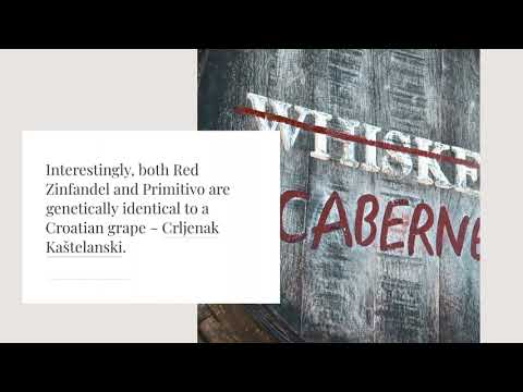 Difference between Red Zinfandel and Primitivo