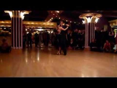  Jorge Torres  and  Mariela Franganillo  are  dancing  to  the  milonga  "  Milonga Triste  "