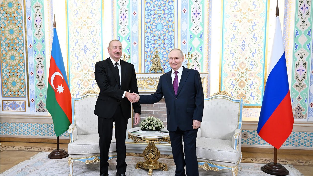 Düşənbədə Prezident İlham Əliyevin Rusiya Prezidenti Vladimir Putinlə təkbətək görüşü