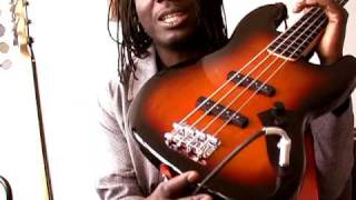 Video thumbnail for Squier Vintage Modified Jazz Bass fretless -prt 2 MODIFIED by kobe aquaa harri