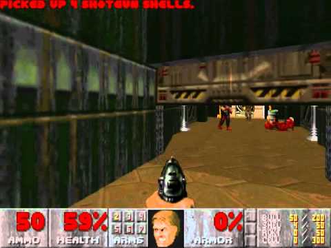 Doom: Hangar (E1M1) - UV-Speed in 0:09 by Thomas "Panter" Pilger