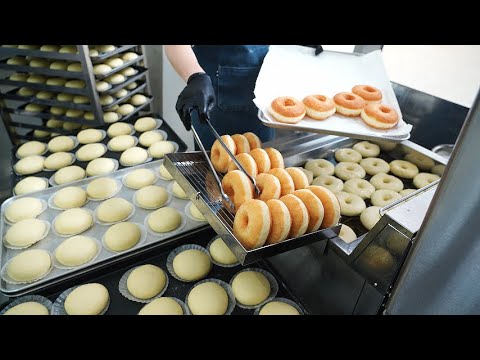 Cream Bomb Donuts 100% artesanais! 1000 esgotados por dia - comida de rua coreana [ASMR]