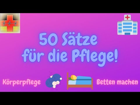 🛏️ Körperpflege & Bett machen: 50 einfache Sätze für deinen Pflege-Alltag (B1/B2)