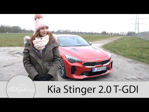 Kia Stinger 2.0 T-GDI Fahrbericht / Sportlicher Gran Turismo mit Heckantrieb - Autophorie