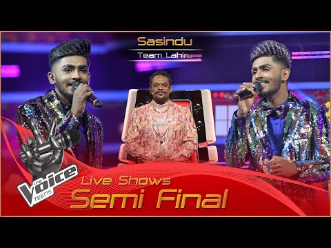 Sasindu Raveen | Lassanai Balanna (ලස්සනයි බලන්න) | Live Shows | Semi Finals | The Voice Teens SL