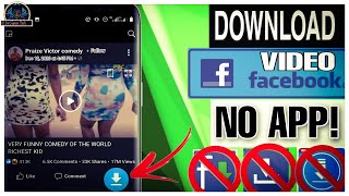 How to Download Facebook Video || Save Facebook Videos On Android without App 2021