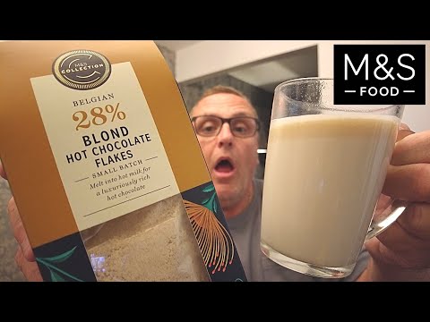 M&S Blond Hot Chocolate Flakes