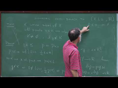 Doctorate program: Functional Analysis - Lecure 11: Geometric Hanh-Banach theorems