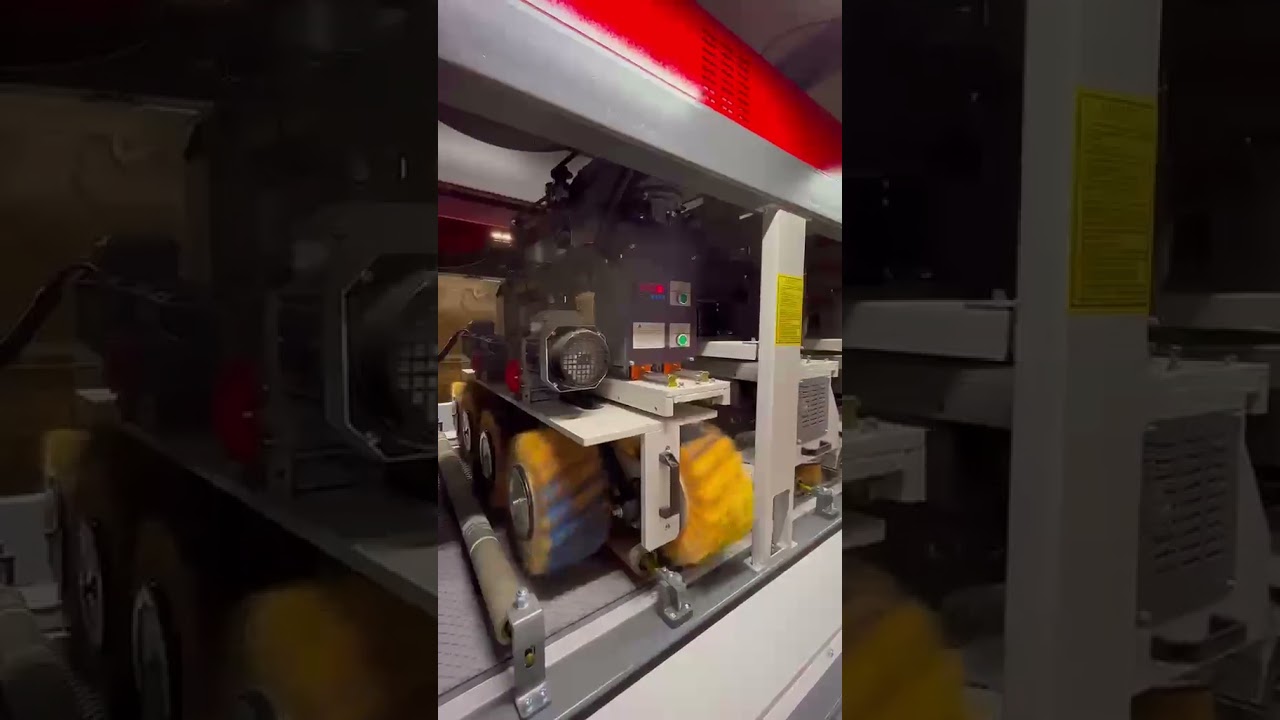ULUBATLI- 8 ÜNİTE FIRÇA ZIMPARA MAKİNASI / SANDING MACHINE 8 UNIT