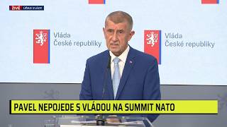 Pavel na summit NATO nepojede, rozhodla vláda. Podle Babiše za tím jsou praktické důvody