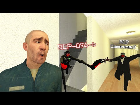 Never try to pat SCP-096-b's head，Cameraman is also SCP？-(Garry's Mod Animation)