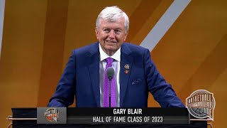 Gary Blair's Basketball Hall of Fame Enshrinement Speech