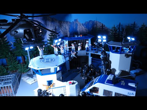 PRISON ESCAPE ! Chase ! Stop Motion Playmobil !