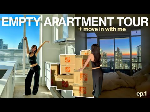 EMPTY APARTMENT TOUR + MOVE IN WITH ME 🔑 | 2026