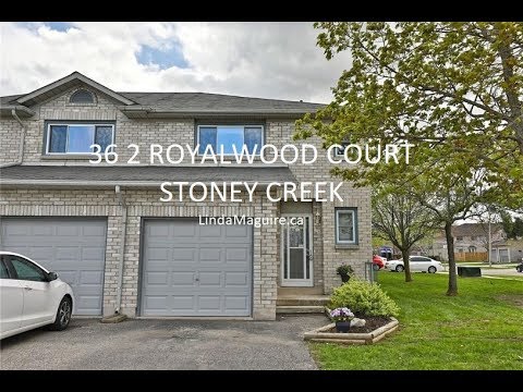 36 2 Royalwood Court Stoney Creek house for sale Linda Maguire