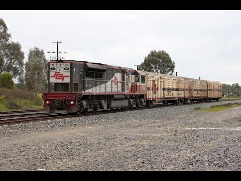Long end leading SCT006 on 6708V from Barnawartha at Dysart- 7/10/16