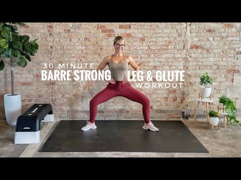 30 Minute Barre Inspired Leg & Glute Workout | Barreless | Low Impact | Strength | Bodyweight Only