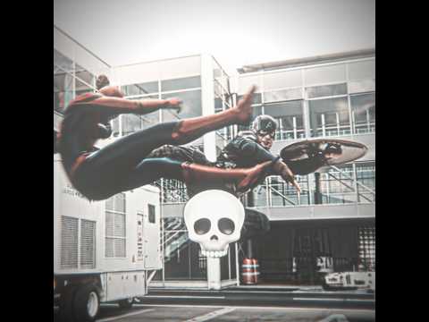 " Captain America With Kid " | Captain America Skull Edit | Luna Bala ( Slowed ) #reels