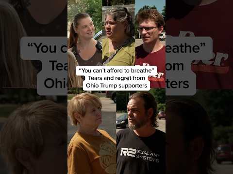 'You can't afford to breathe': Tears and regret from Ohio Trump supporters