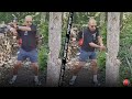 ROCKY STYLE WORKOUT- CALEB TRUAX CHOPPING TREES TRAINING OLD SCHOOL STYLE