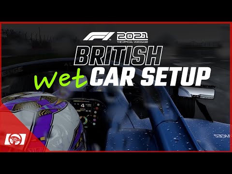 F1 2021 Britain Wet Car Setup / Race Setup
