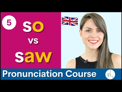 練習英語發音 /əʊ/ vs /ɔː/元音 | 課程 #5 (Practice Your English Pronunciation /əʊ/ vs /ɔː/ Vowel Sounds | Course #5)