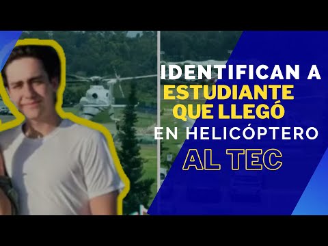 ¿Quién es el estudiante que llegó en helicóptero al TEC de Monterrey? #tecmonterrey #viral