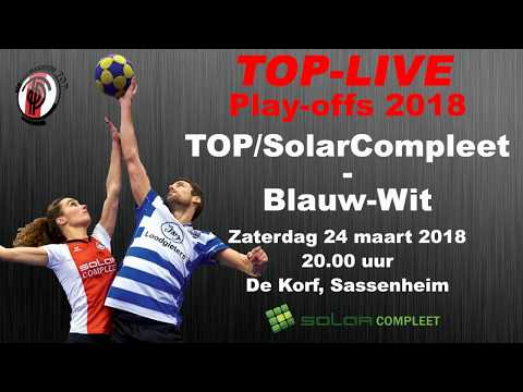 Play-off: TOP/SolarCompleet 1 tegen TOP/Blauw-Wit 1, zaterdag 24 maart 2018