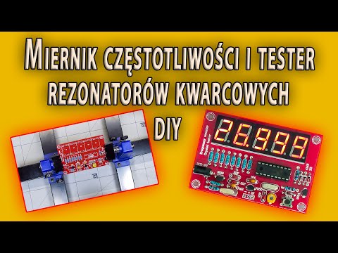 Miernik częstotliwości  i tester rezonatorów 1Hz -50MHz z Aliexpress, do samodzielnego montażu - DIY
