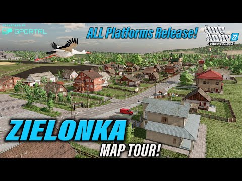 “ZIELONKA” PREMIUM EXPANSION! FS22 MAP TOUR! | NEW MOD MAP! | Farming Simulator 22 (Review) PS5.