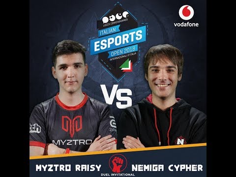Raisy vs Cypher 2nd game Italian Esports Open 2018 day 1