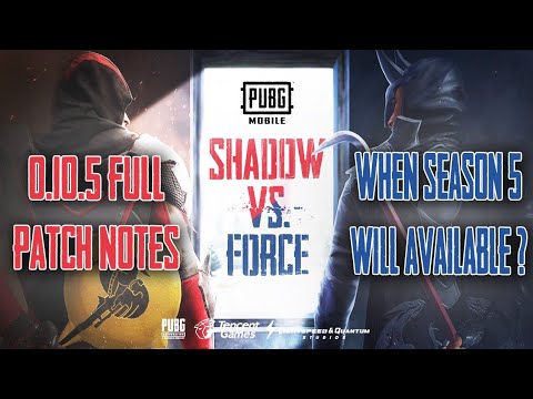 0.10.5 FULL PATCH NOTES || PUBG MOBILE ||