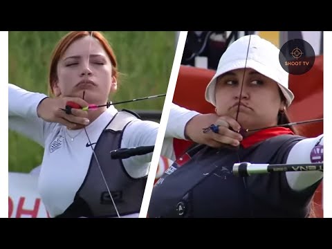 Dorothea Poimenidou v Merve Eroglu – recurve women open gold  Nove Mesto 2023 Para European Cup